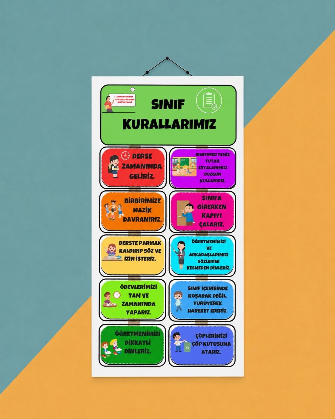 SINIF KURALLARI AFİŞİ